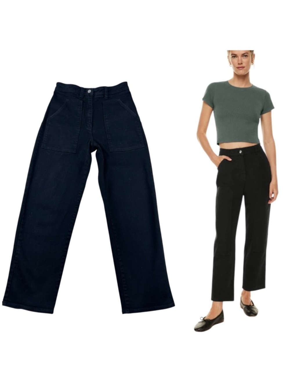Aritzia Wilfred Free Modern Utility Pants